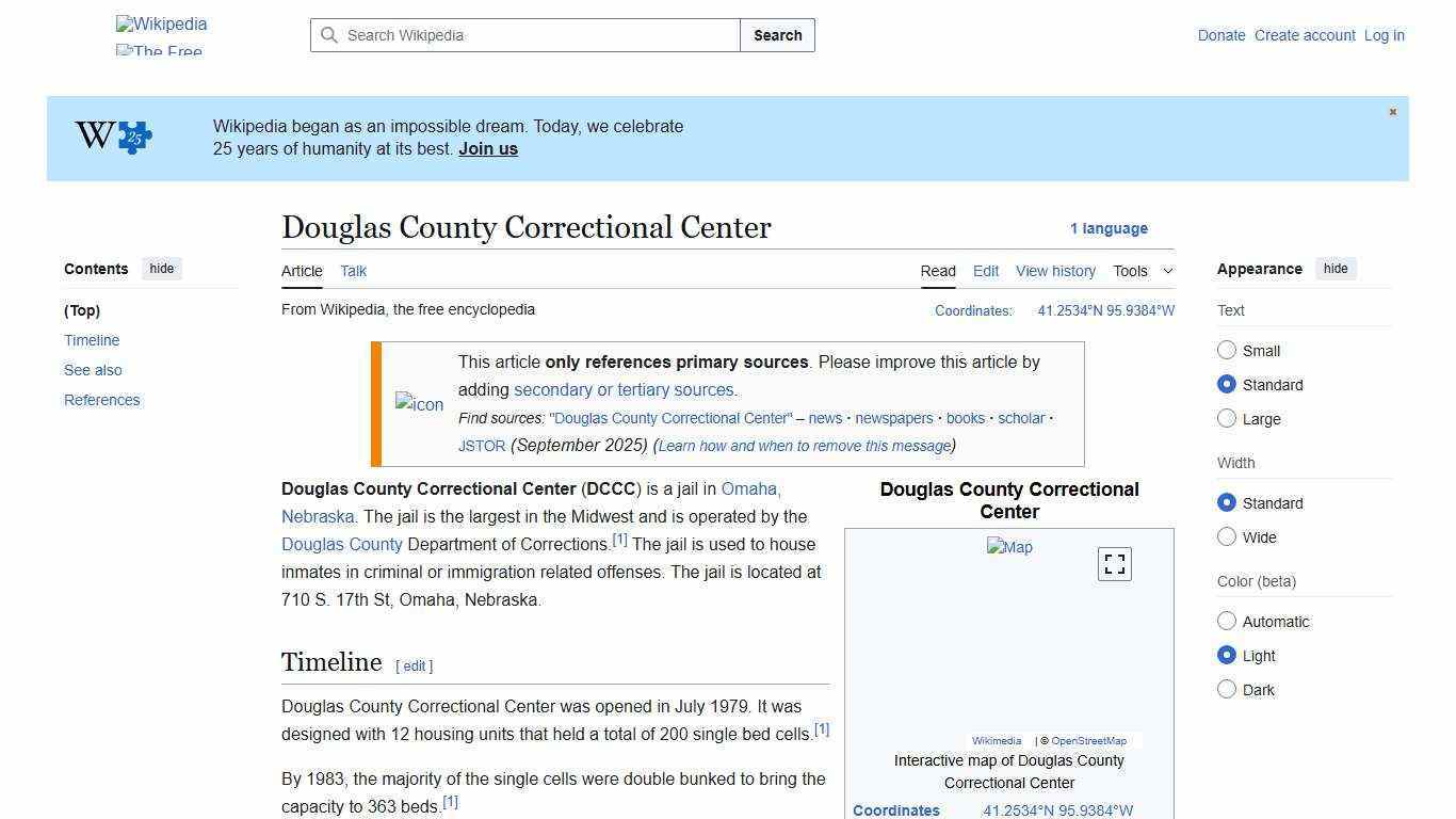 Douglas County Correctional Center - Wikipedia